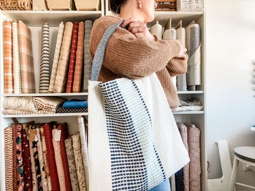 Simple Handloom Bag Tutorial