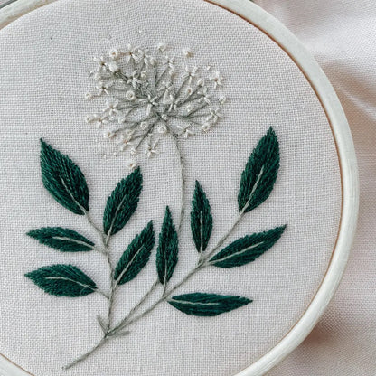 Elderflower Embroidery Kit by Harvest Goods Co.