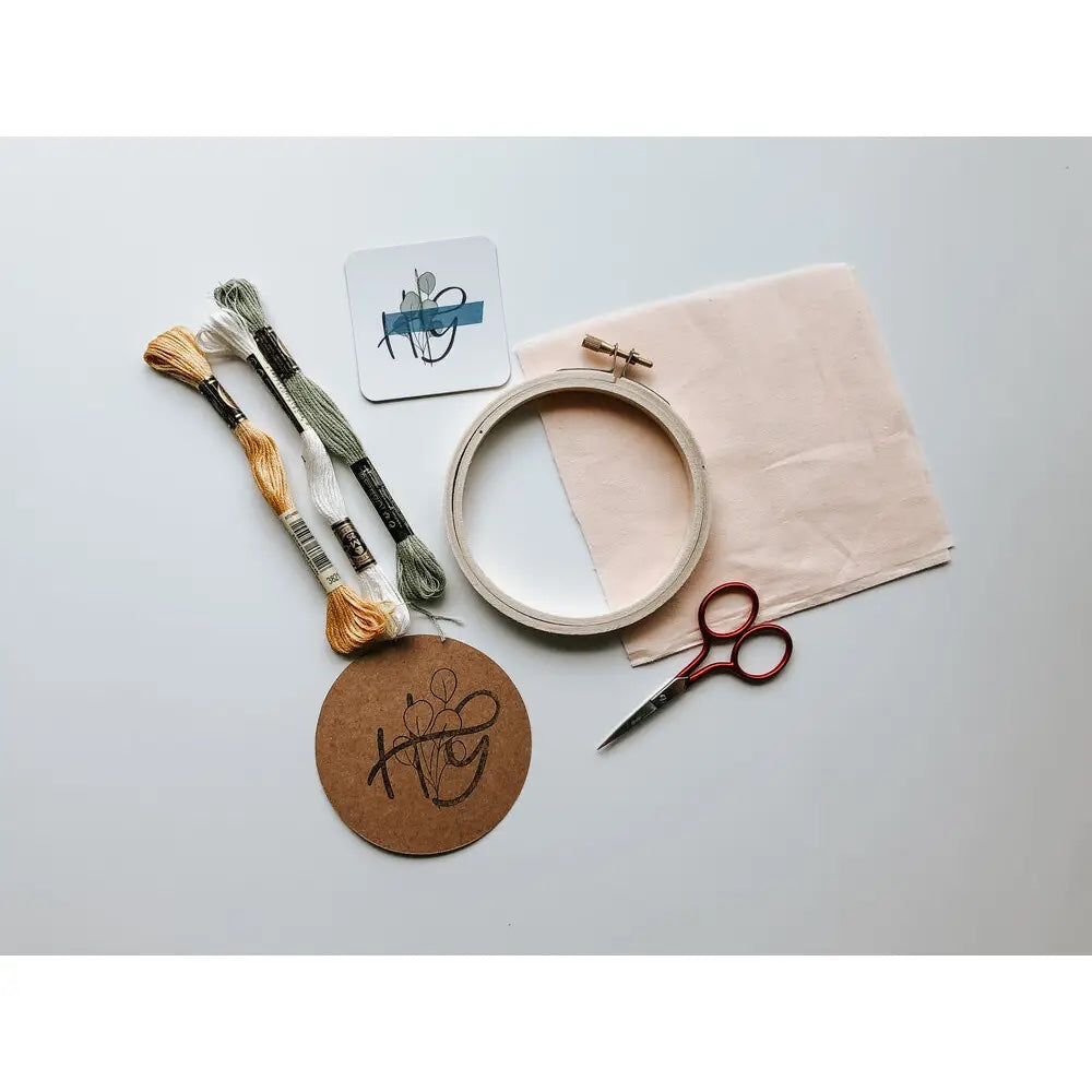 Roman Chamomile Embroidery Kit by Harvest Goods Co.