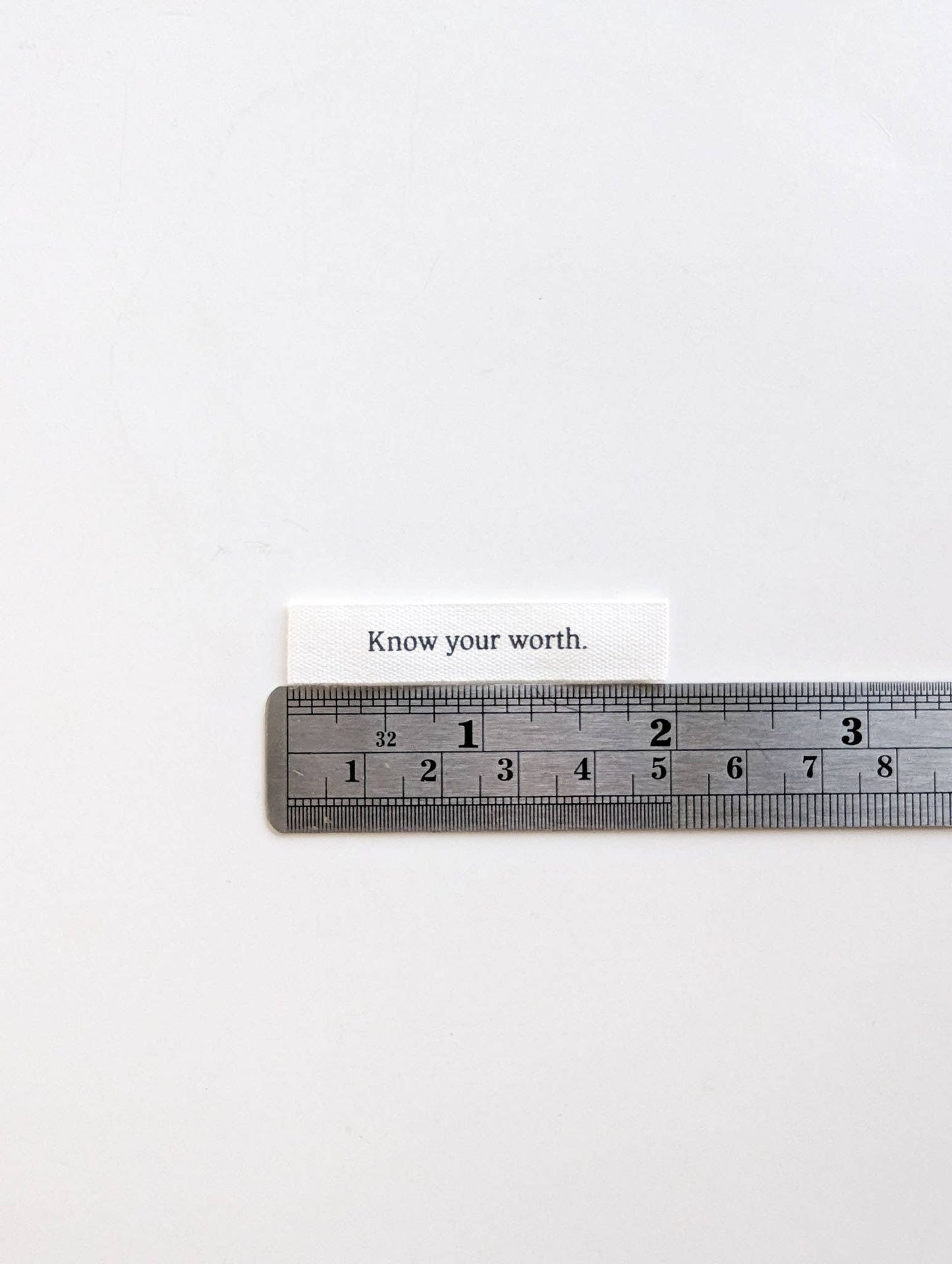 "Know Your Worth" Labels