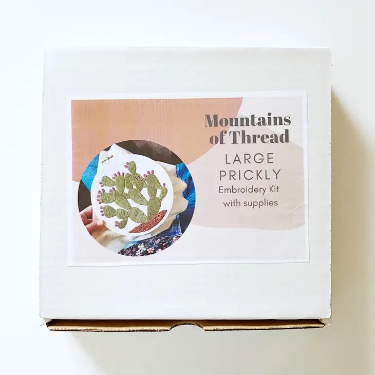 Large Prickly Embroidery Kit by Mountains of Thread