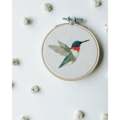 Hummingbird Embroidery Kit by Harvest Goods Co.