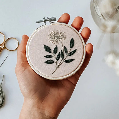 Elderflower Embroidery Kit by Harvest Goods Co.