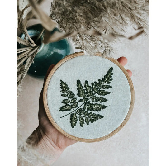Forest Fern Embroidery Kit by Harvest Goods Co.