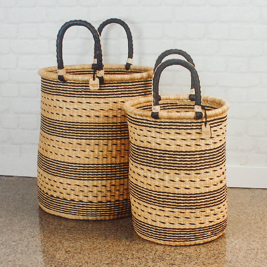 Bolga Baskets - Laundry Hamper