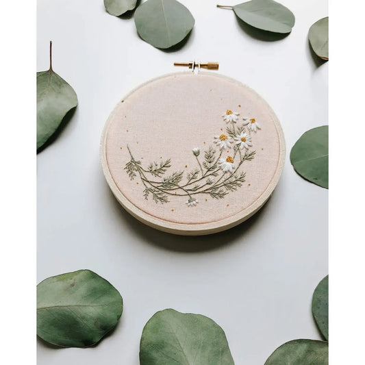 Roman Chamomile Embroidery Kit by Harvest Goods Co.