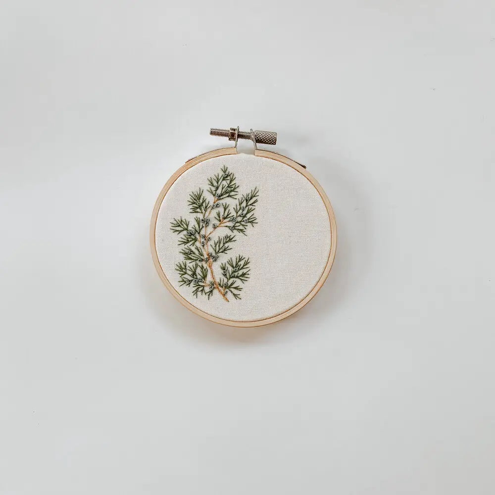 Juniper Embroidery Kit by Harvest Goods Co.