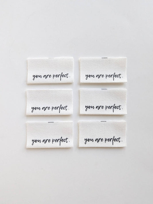 "You Are Perfect" Labels