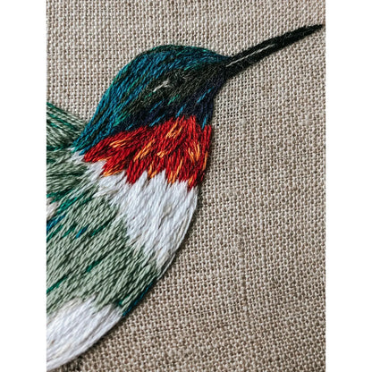 Hummingbird Embroidery Kit by Harvest Goods Co.