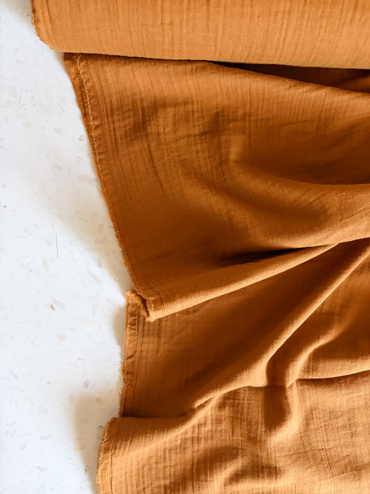 Nuno to Mono Triple-Washed Double Gauze – Copper