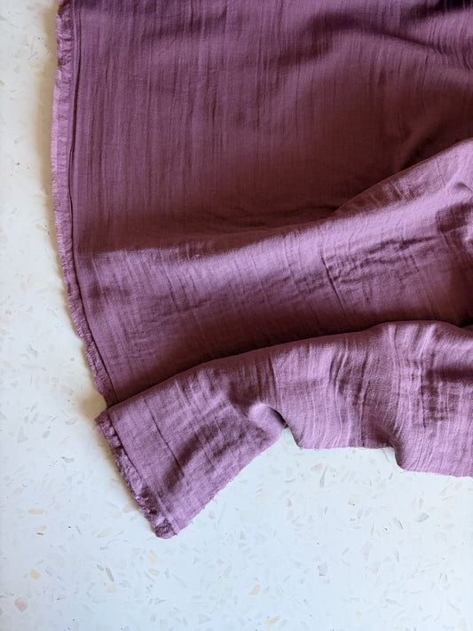 Nuno to Mono Triple-Washed Double Gauze – Plum