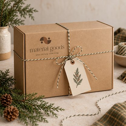 24 Days of Slow Stitching: The 2026 Material Goods Advent Calendar