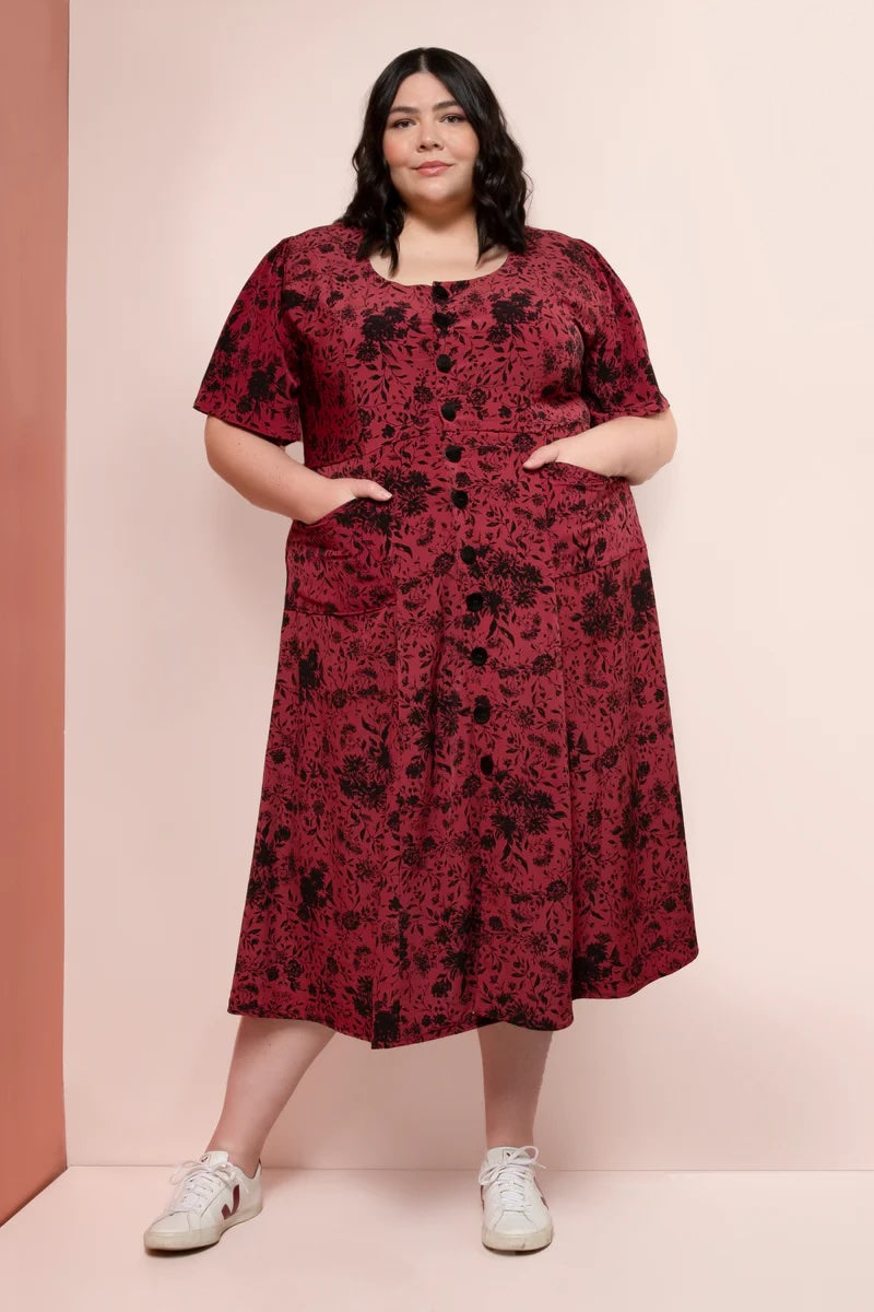 Hughes Dress by Friday Pattern Co. | Printed Pattern