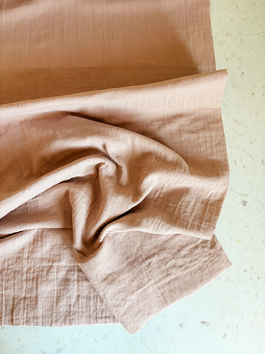 Kokka Nuno to Mono Triple-Washed Double Gauze – Pink