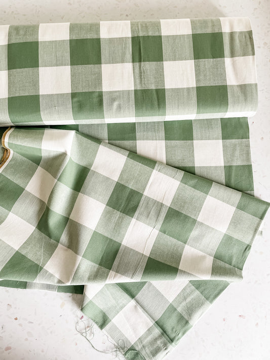 Fableism Camp Gingham – Eucalyptus