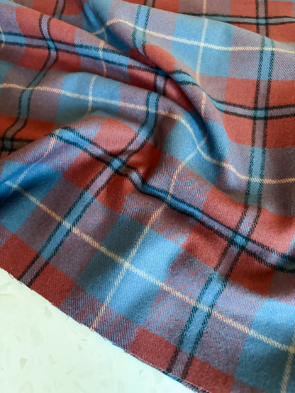 Tahoe Flannel in Dusty Blue