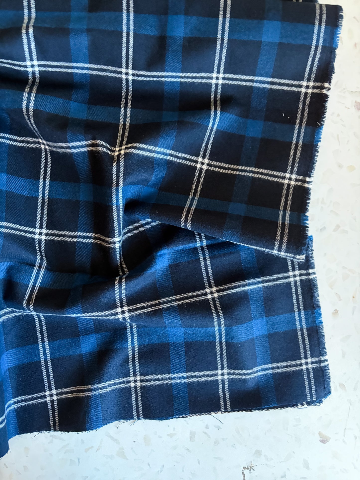 Niseko Flannel in Indigo