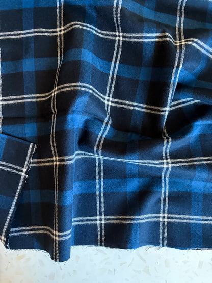 Niseko Flannel in Indigo