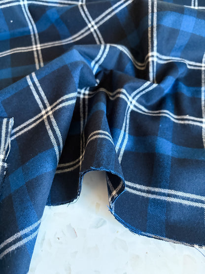 Niseko Flannel in Indigo