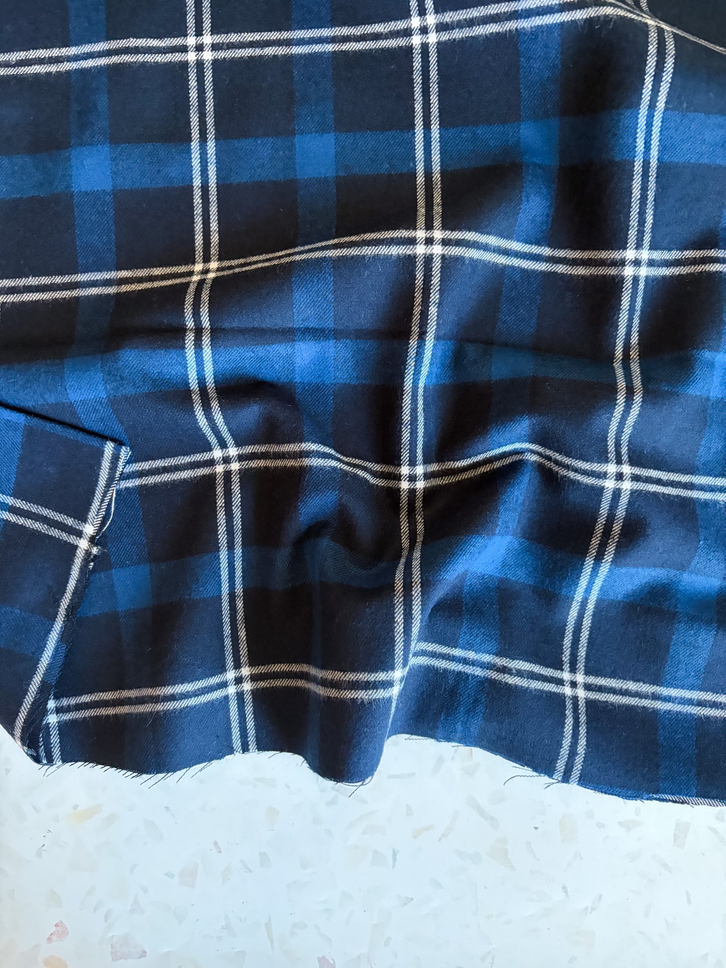 Niseko Flannel in Indigo