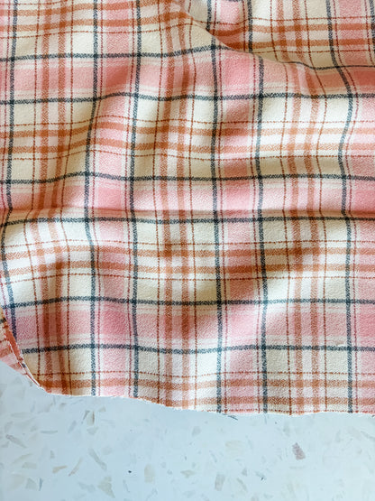 Mammoth Junior Flannel in Peach Harvest