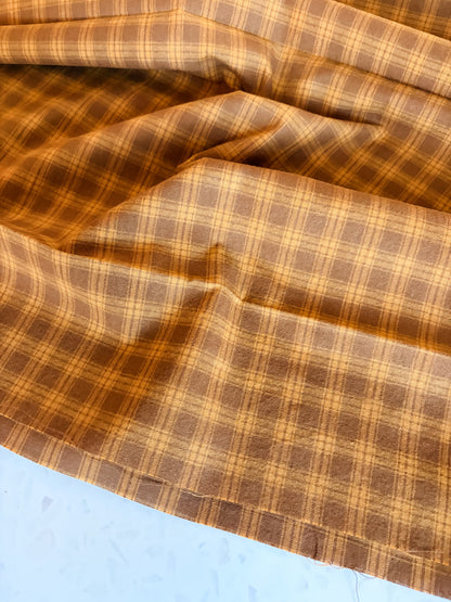 Brushed Cotton – Goldenrod Plaid