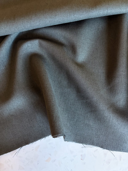 Brussels Washer Linen Blend in Kelp