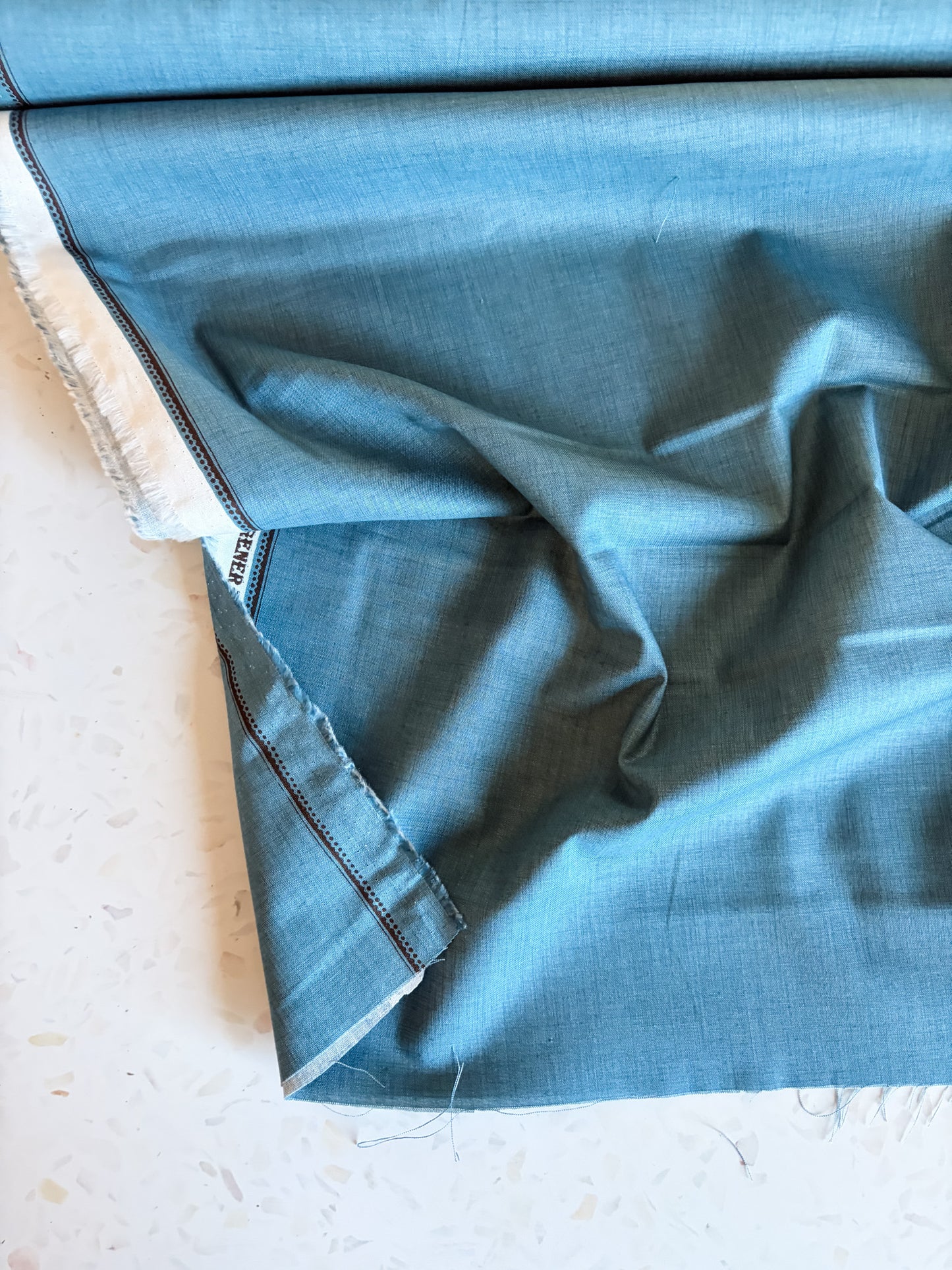 French General Solids in Woad Blue