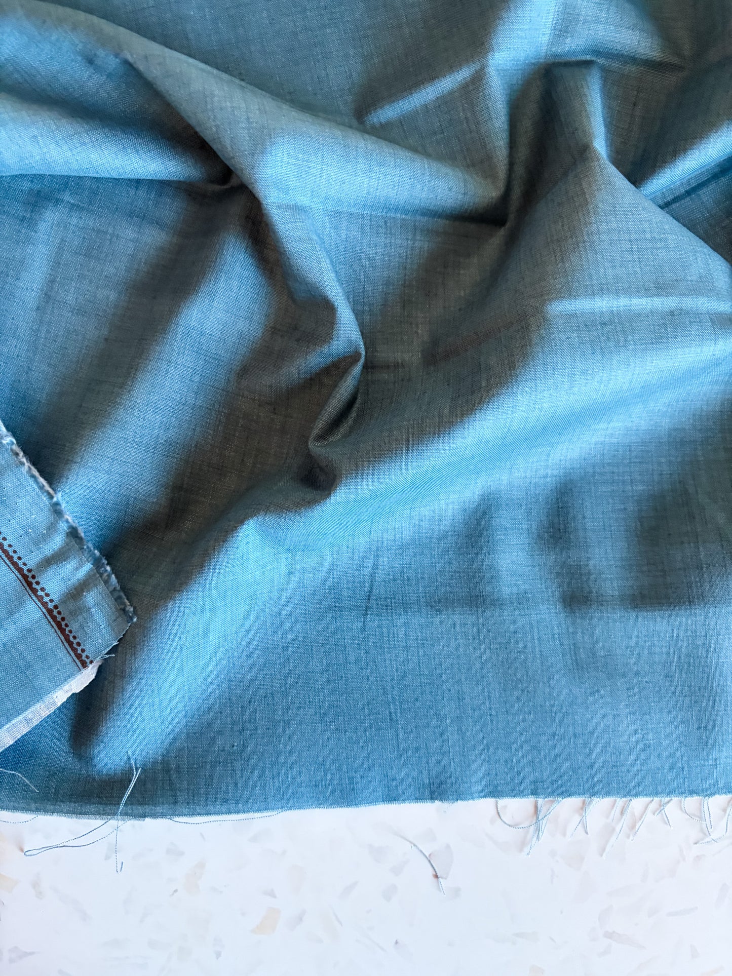 French General Solids in Woad Blue