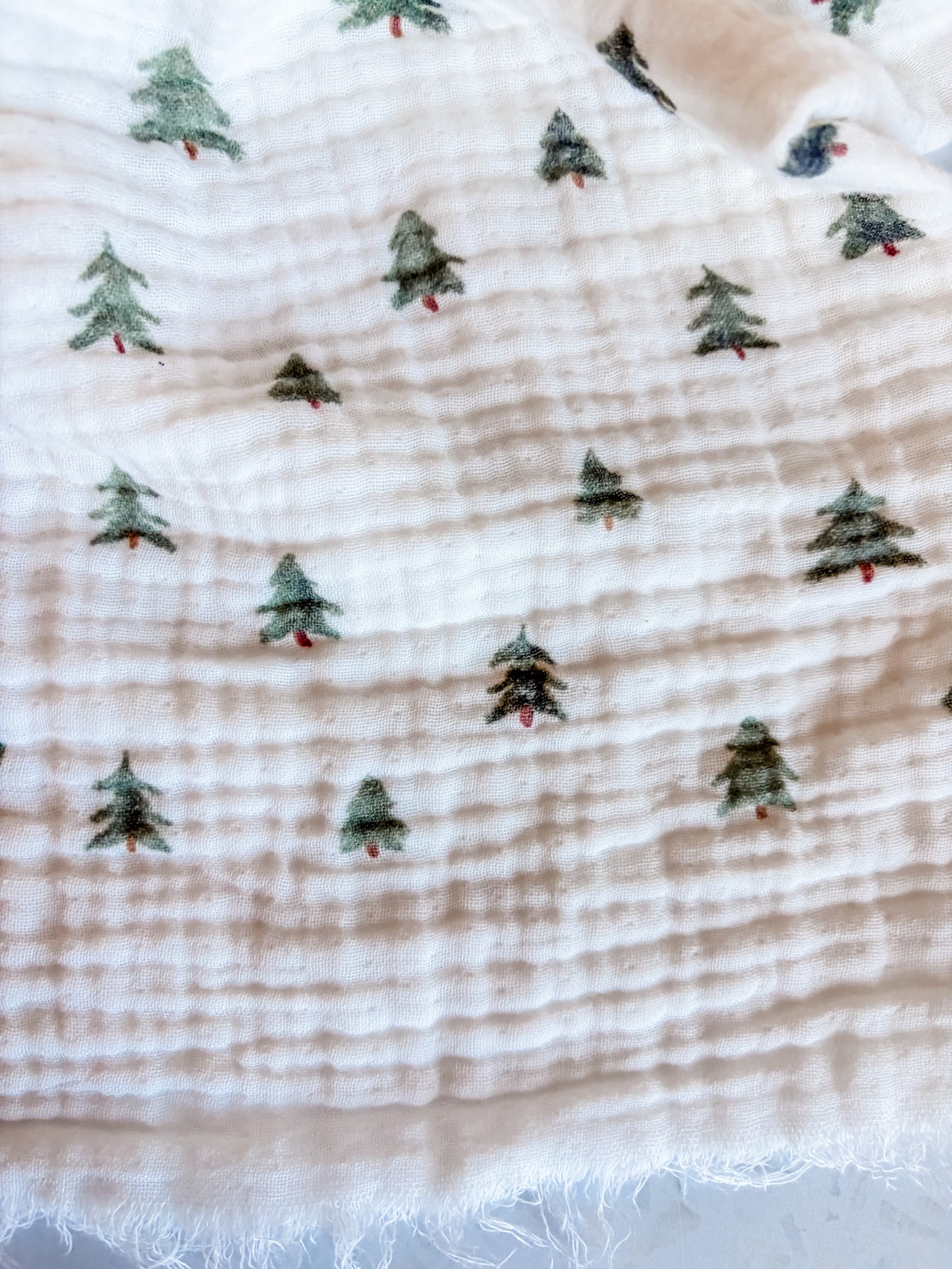 PREORDER: Evergreen Four-Layer Cotton Muslin Fabric