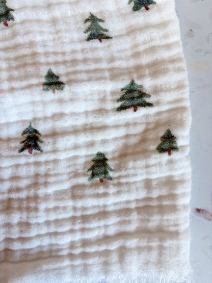 PREORDER: Evergreen Four-Layer Cotton Muslin Fabric