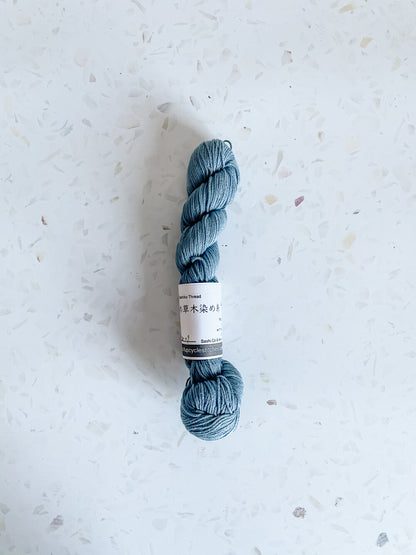 Hand Dyed Sashiko Thread + Needle Bundle