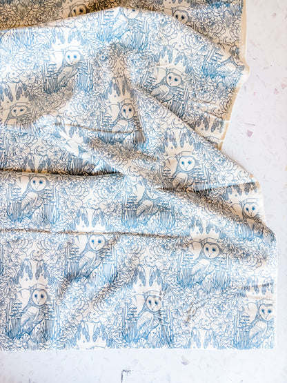 Coyote Hill Moonlit Guardian Sky Flannel