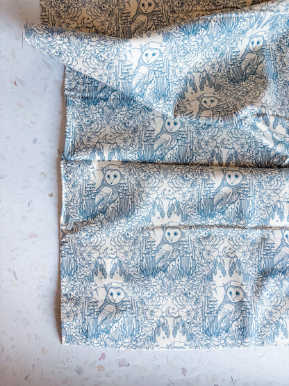 Coyote Hill Moonlit Guardian Sky Flannel