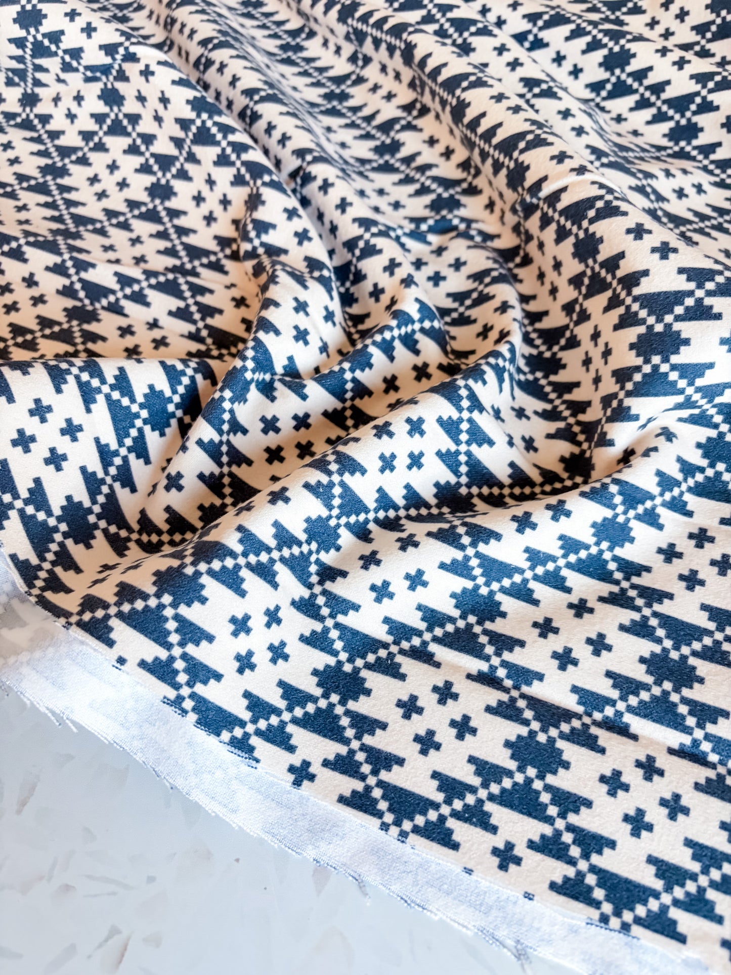 Tight Knit Kin Flannel Fabric