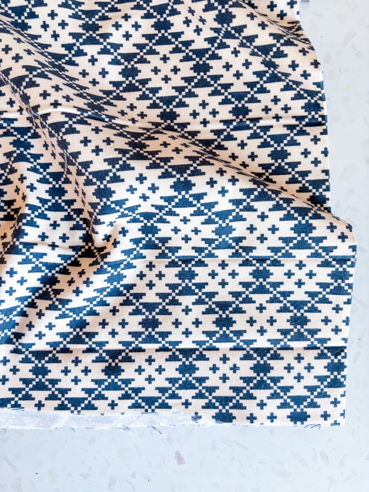 Tight Knit Kin Flannel Fabric