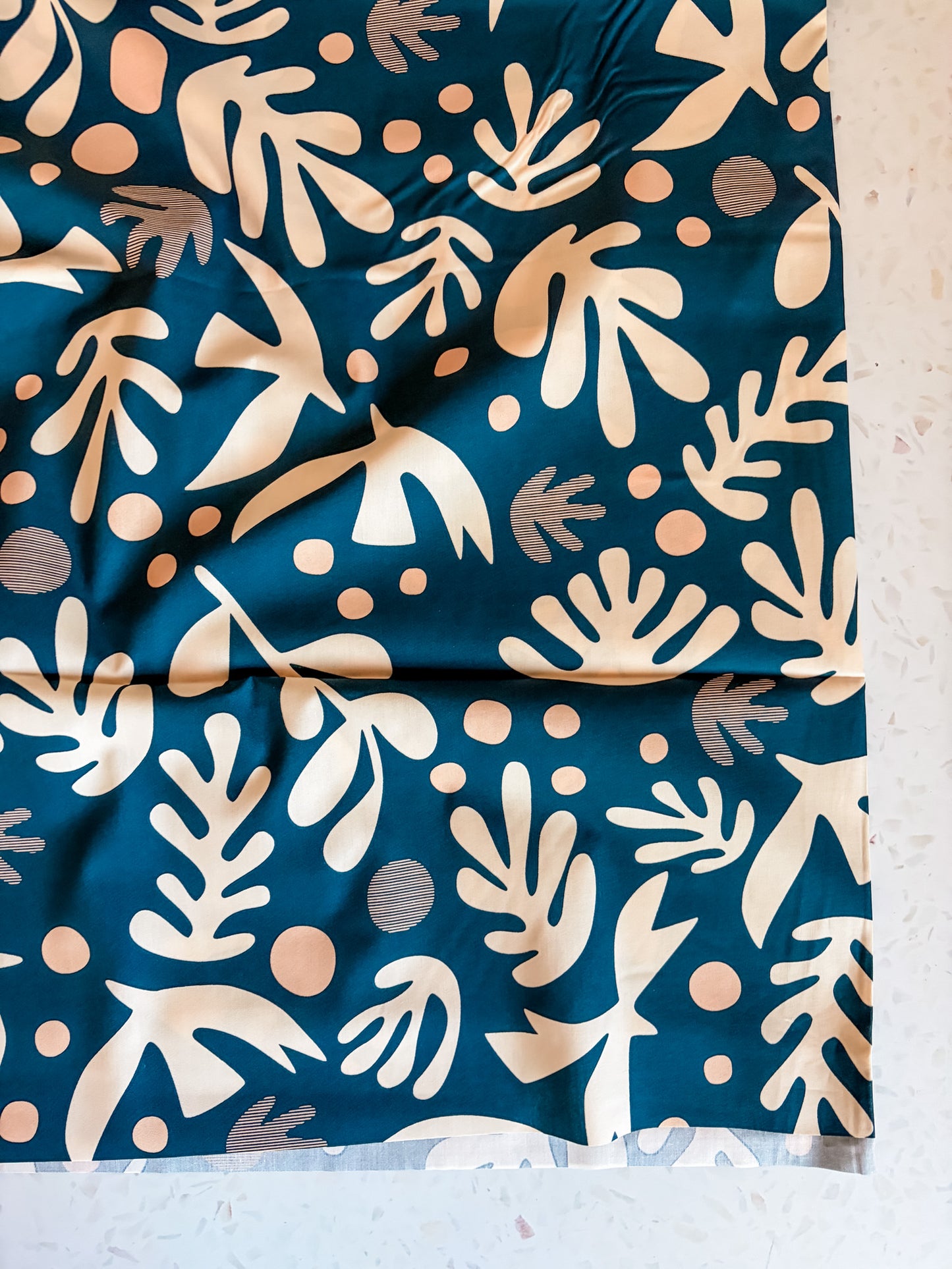 Boho Birds Wide Back Cotton Fabric