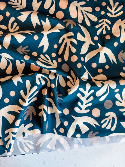 Boho Birds Wide Back Cotton Fabric