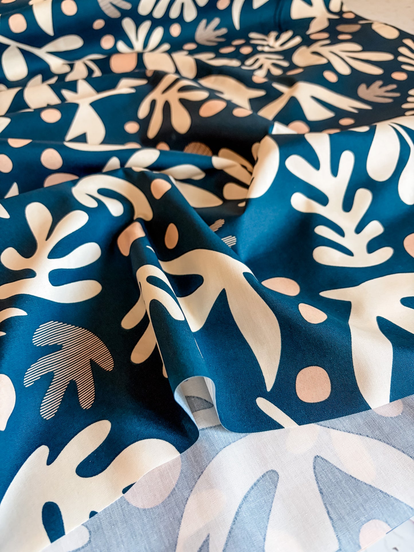 Boho Birds Wide Back Cotton Fabric