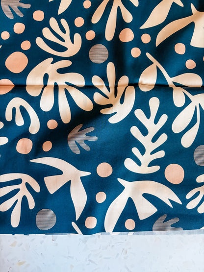 Boho Birds Wide Back Cotton Fabric