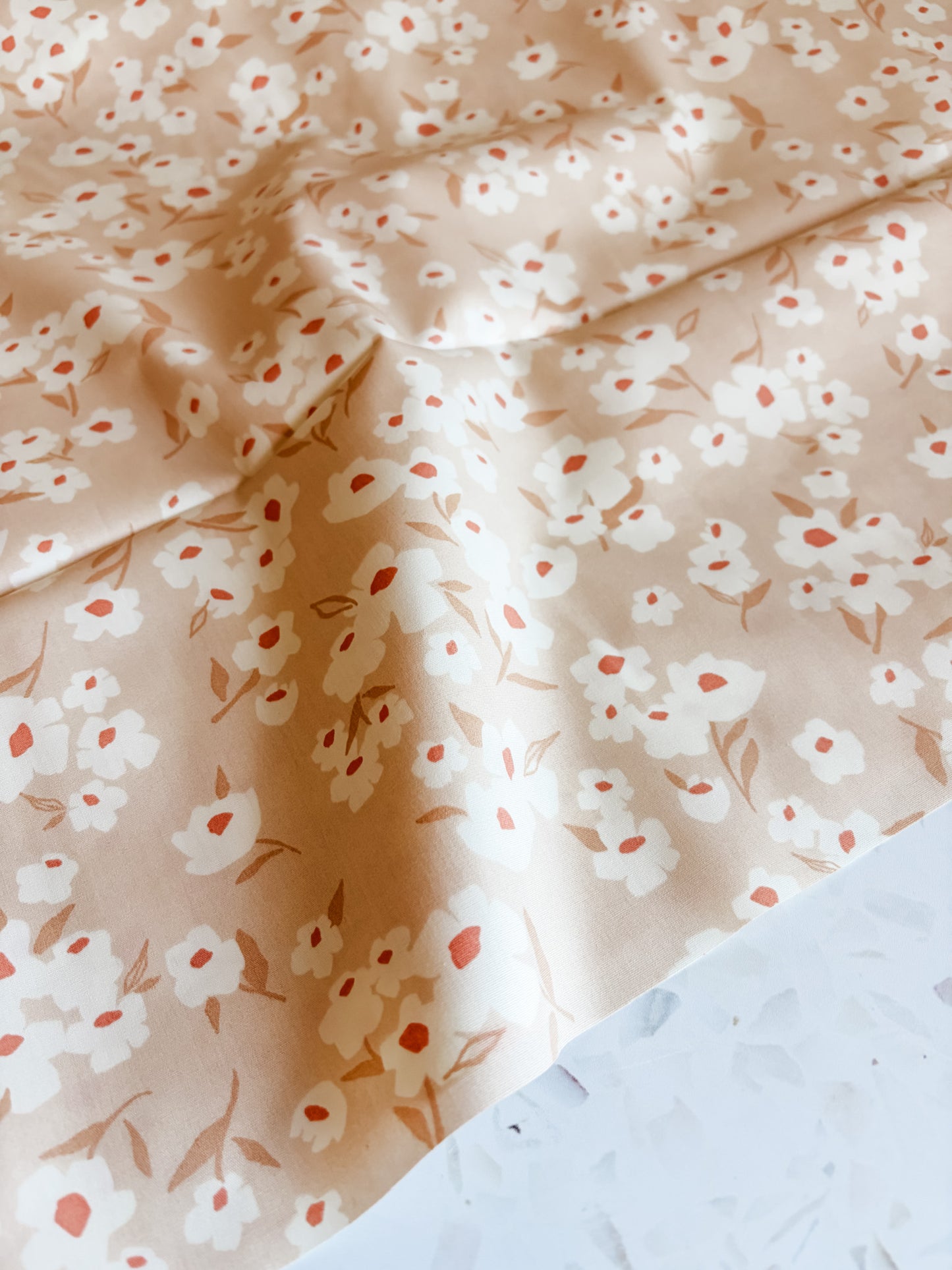 Spring Daisies Wide Back Quilting Cotton Fabric