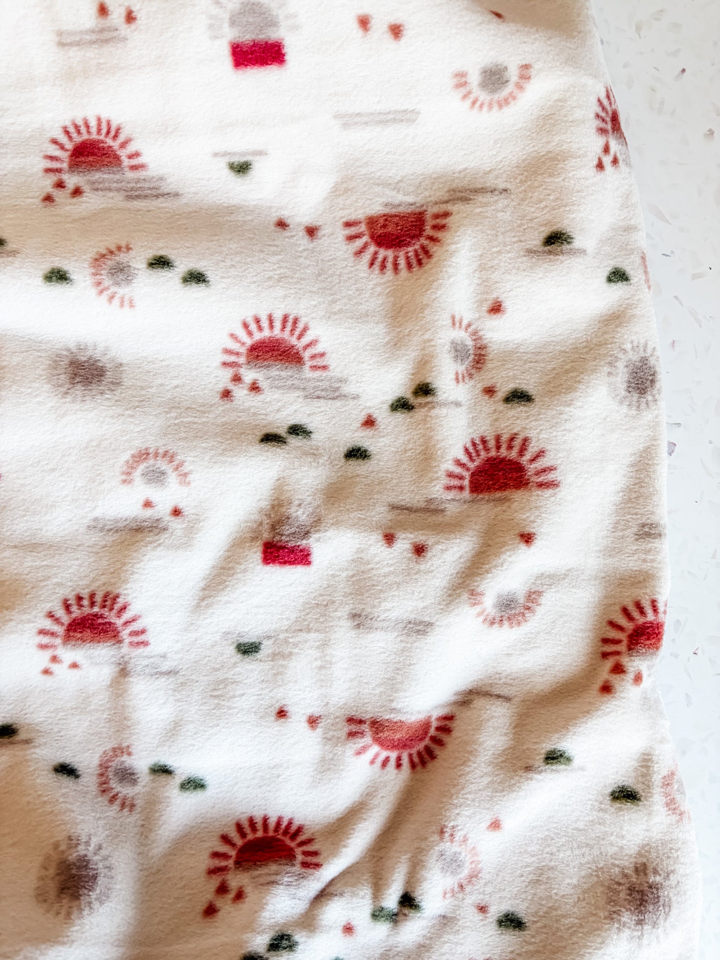 Desert Sunset Fleece Fabric