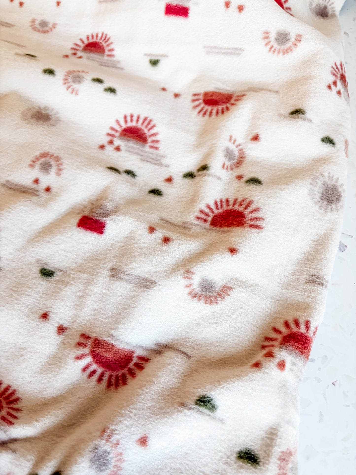 Desert Sunset Fleece Fabric