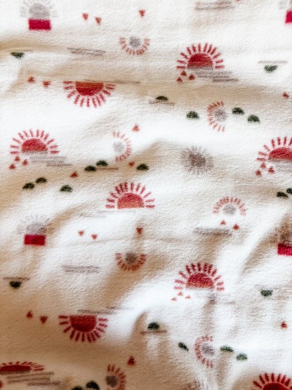 Desert Sunset Fleece Fabric