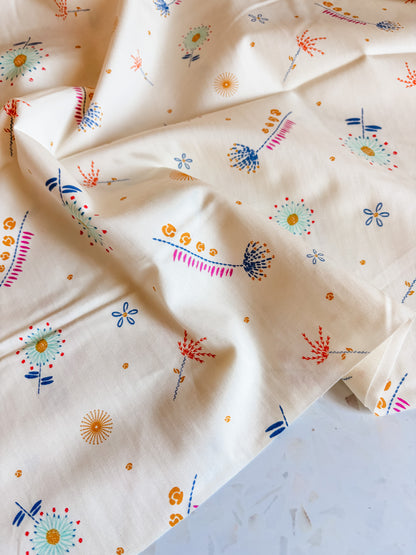 Floral Threads Cotton Fabric