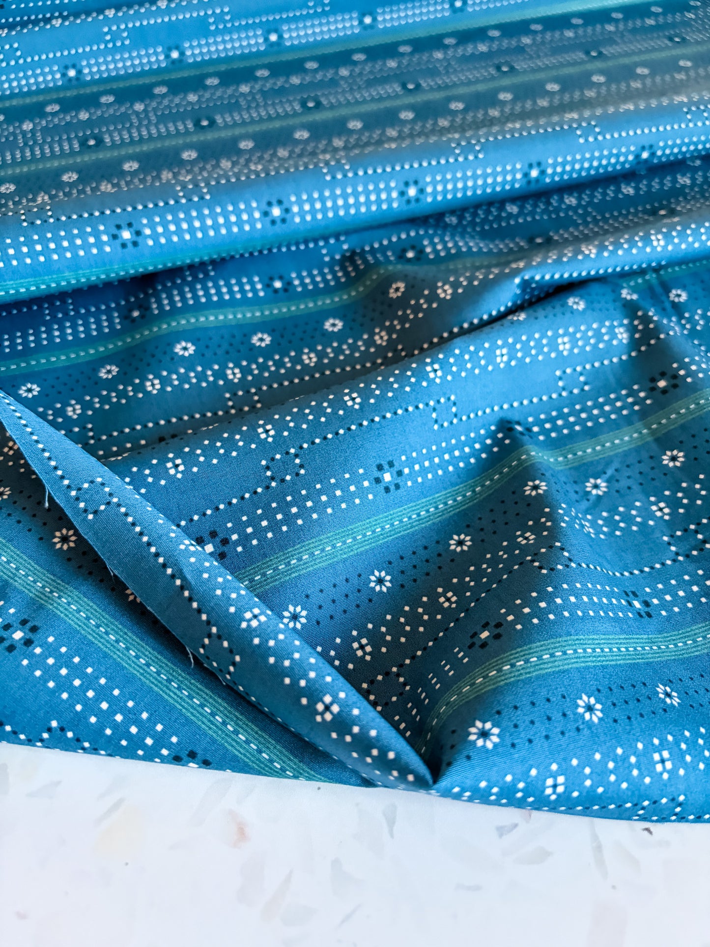 Denim Bandana Bound 2.5" Cotton Binding Fabric