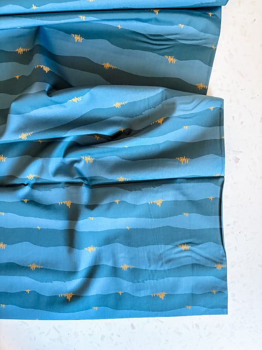 Coyote Hill Torn Hills Dusk Cotton Fabric