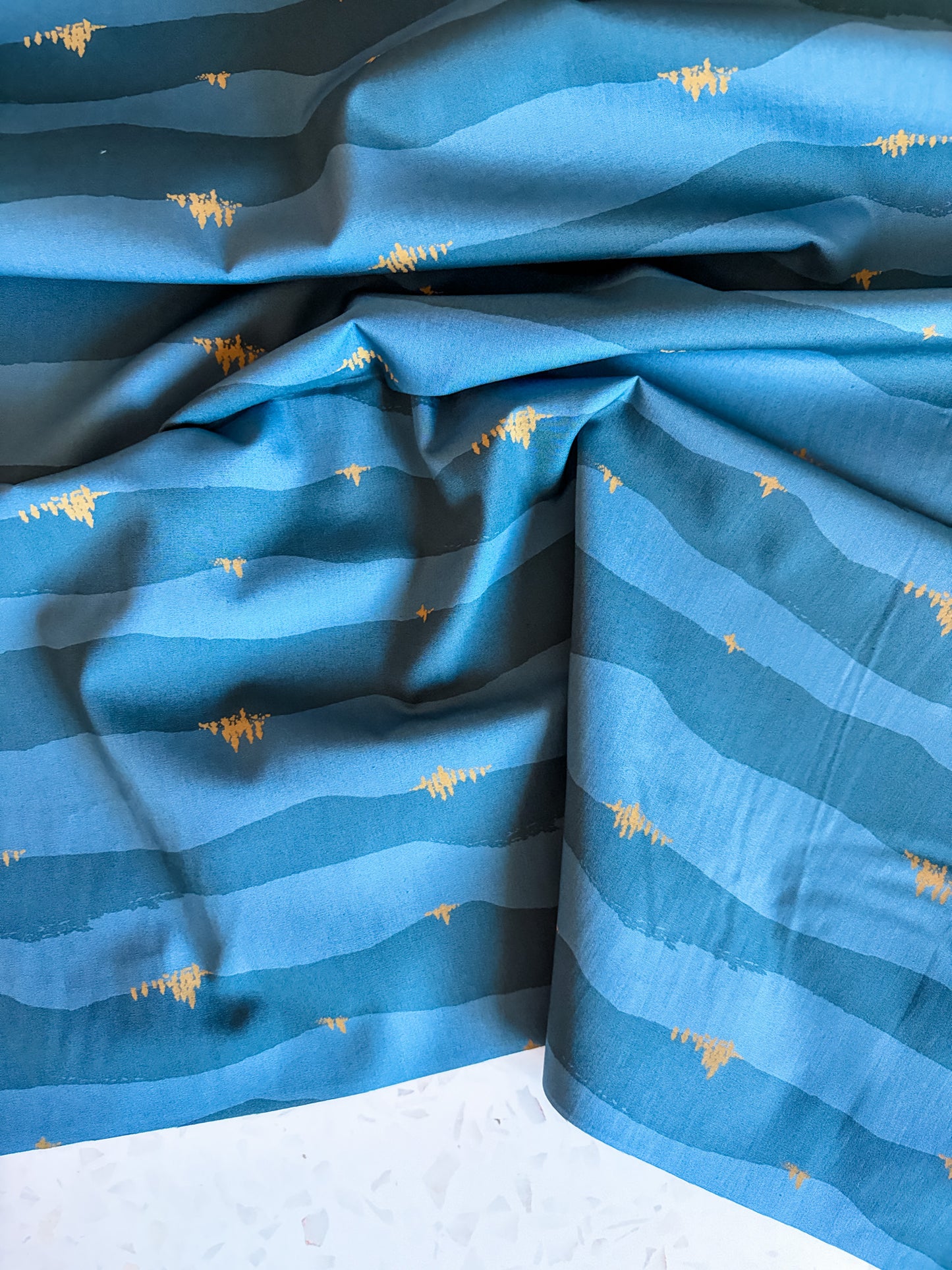 Coyote Hill Torn Hills Dusk Cotton Fabric