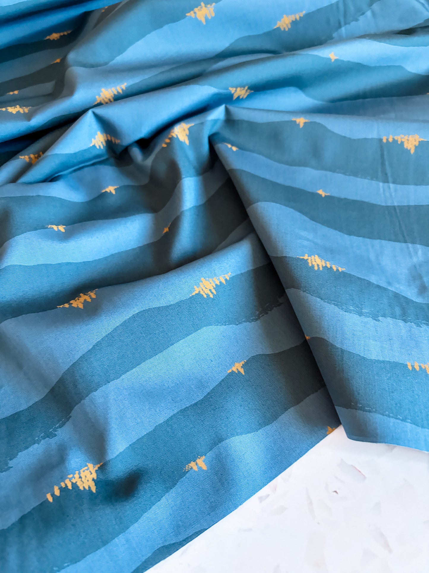 Coyote Hill Torn Hills Dusk Cotton Fabric