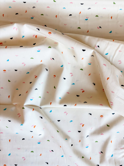 Color Crescents Cotton Fabric